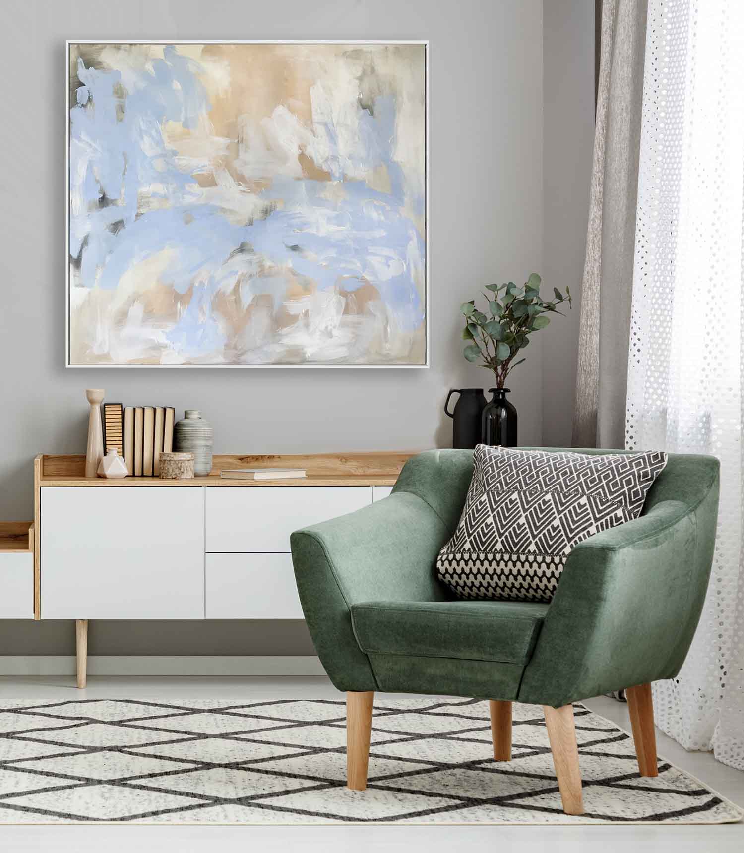 A New Day - 102x92 cm - Original Painting