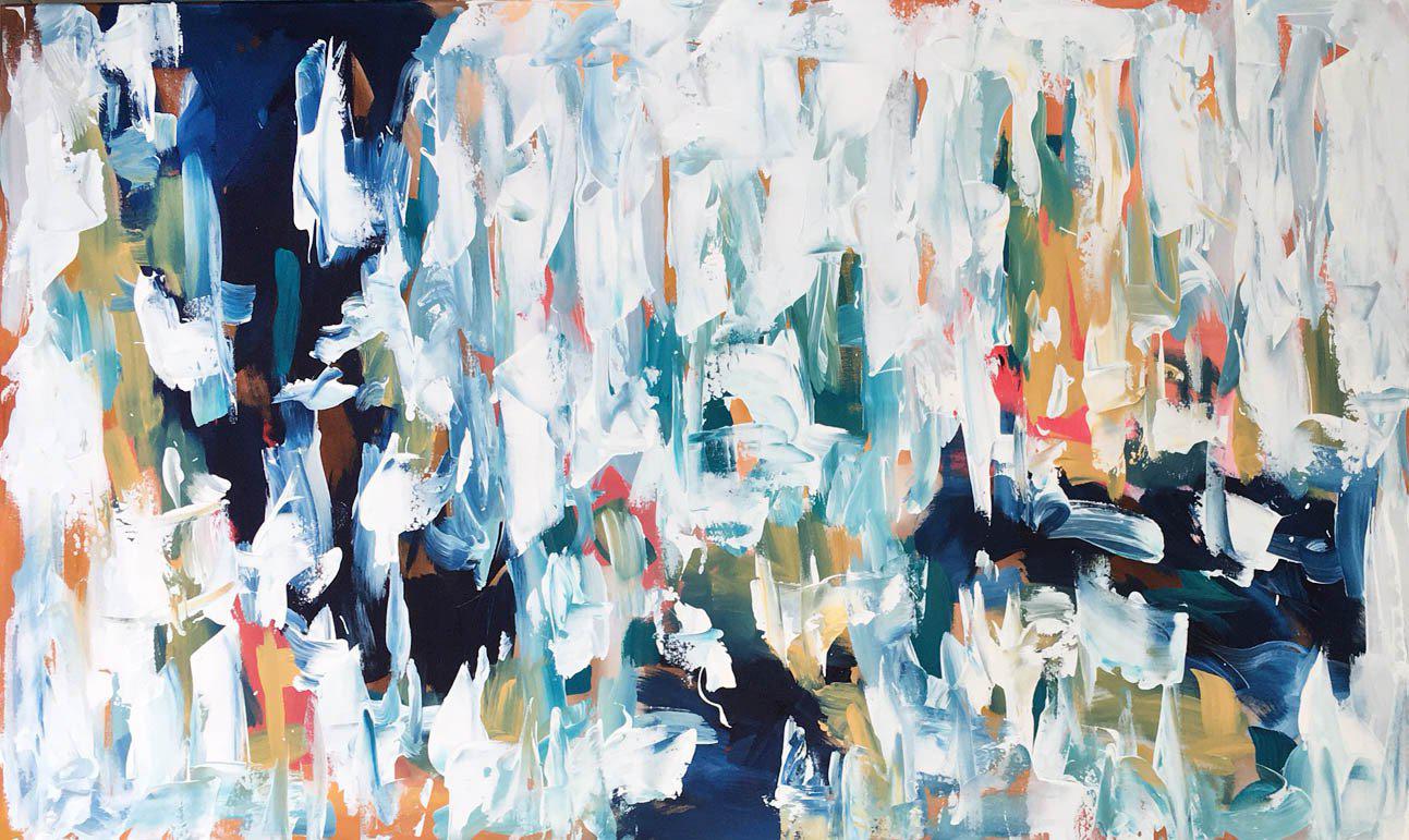Daydreaming III - 150x90 cm - Original Painting-OmarObaid.com