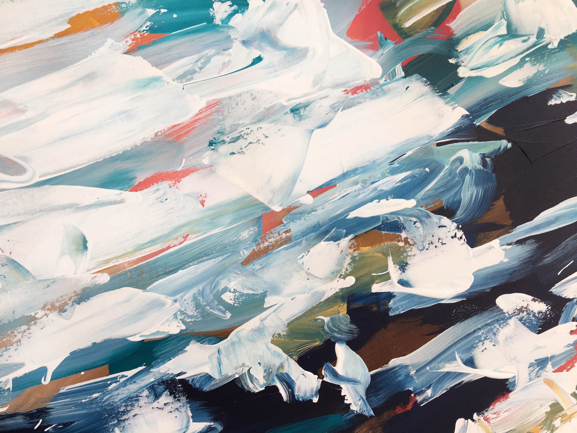 Daydreaming III - 150x90 cm - Original Painting-OmarObaid.com