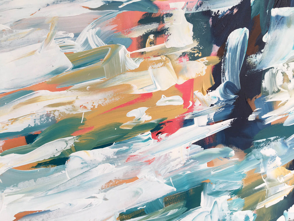 Daydreaming III - 150x90 cm - Original Painting-OmarObaid.com