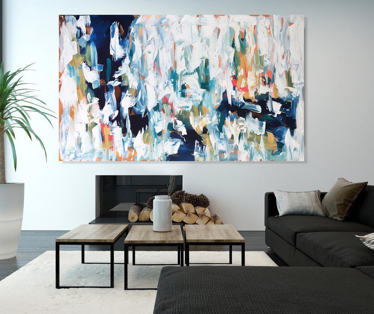 Daydreaming III - 150x90 cm - Original Painting-OmarObaid.com