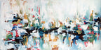 Decoherence - 152x76 cm - Original Painting-OmarObaid.com