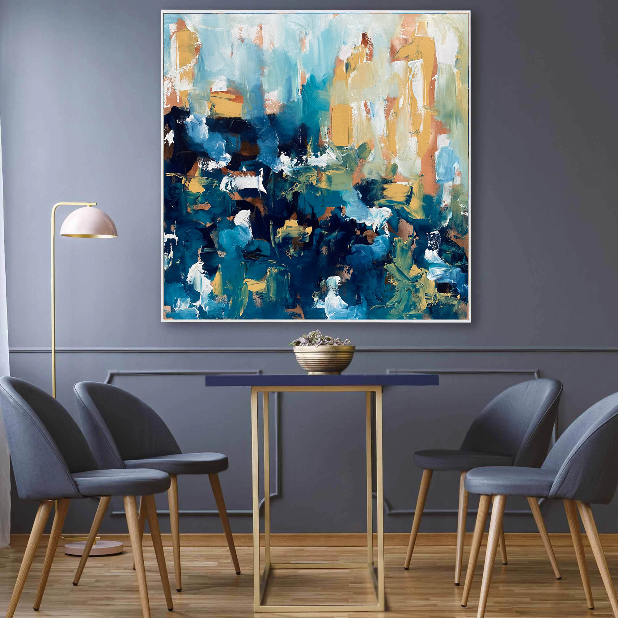 The Morning After II 100x100 cm Original Painting