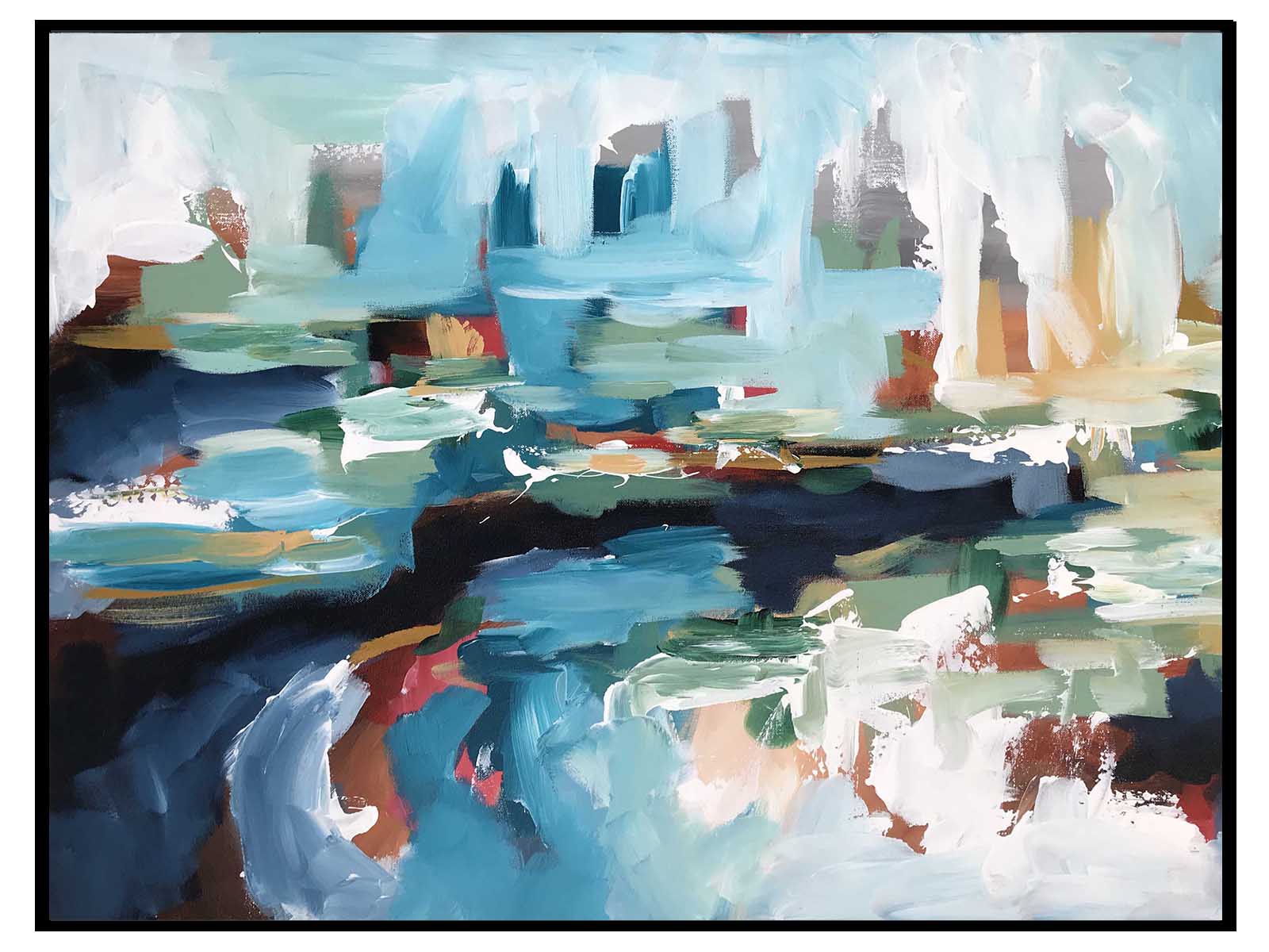 After The Smoke Clears Part 2 - 76x60 cm - Original Painting
