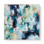 Staring At The Ocean - 102x102 cm - Original Painting