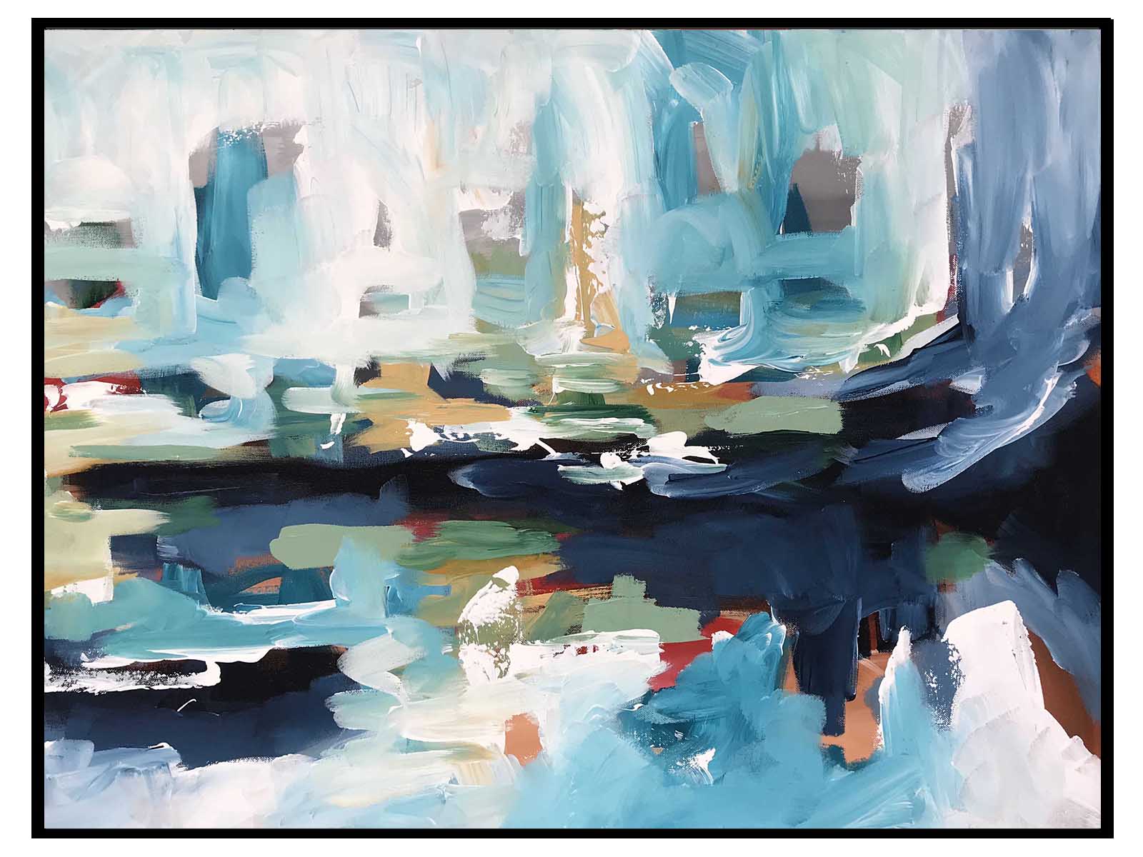 After The Smoke Clears Part 1 - 76x60 cm - Original Painting