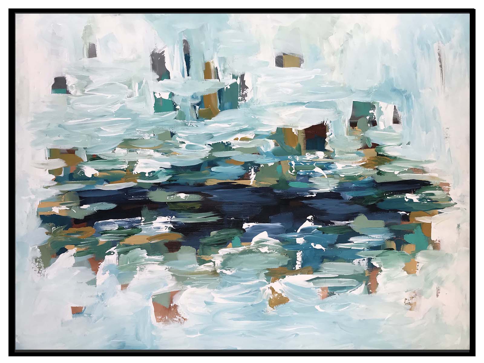 The Pond - 122x90 cm - Original Painting