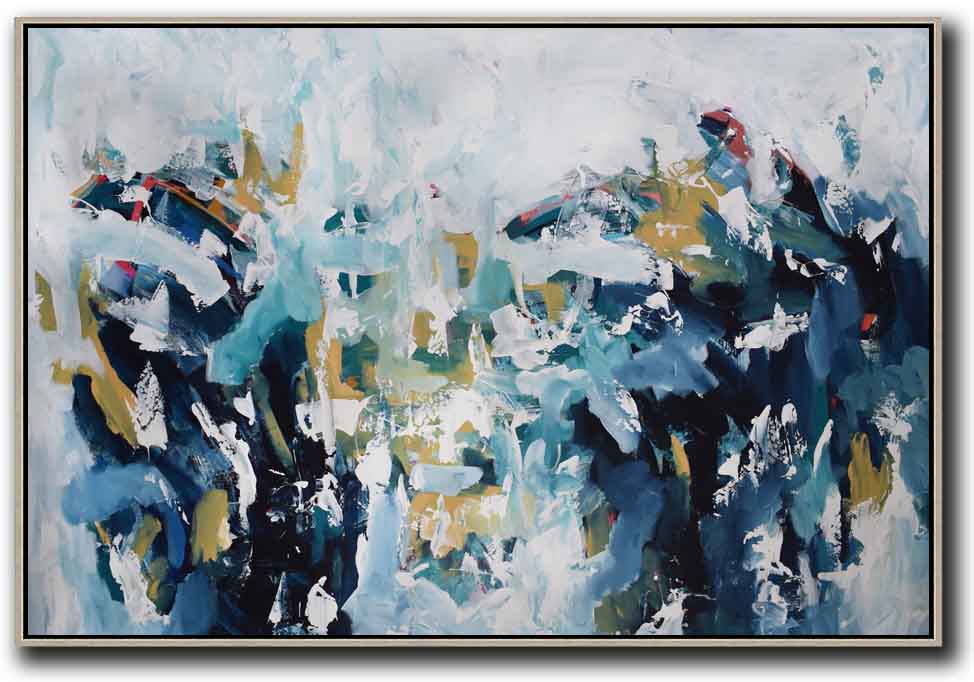 Subtraction 3 - 152x107 cm - Original Painting-OmarObaid.com
