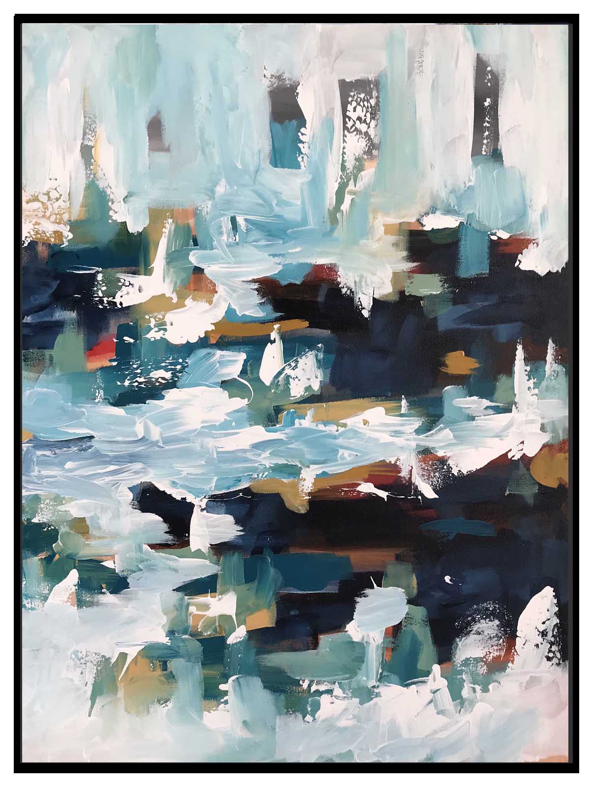 The Harbour Part 1 - 76x60 cm - Original Painting