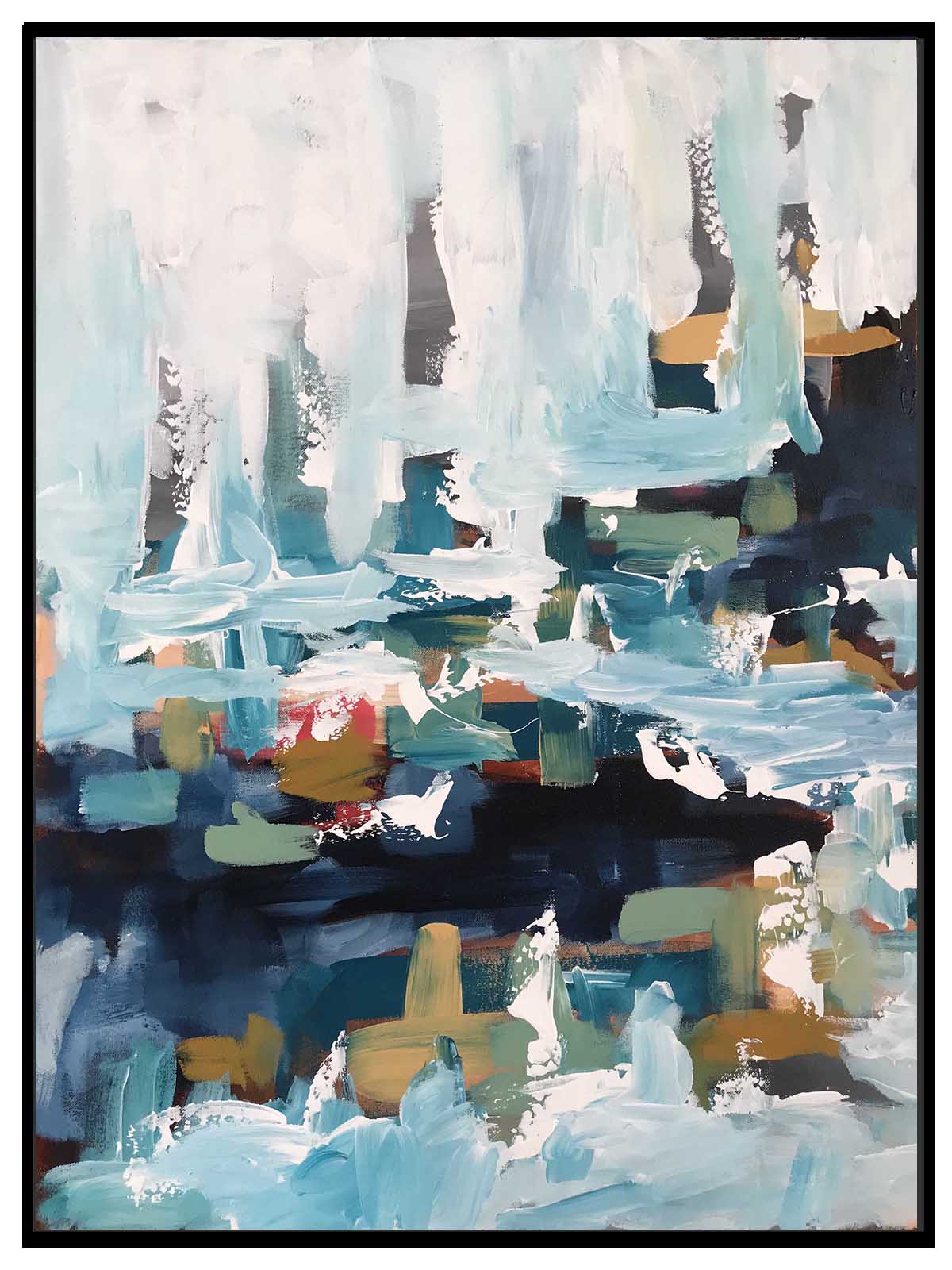 The Harbour Part 2 - 76x60 cm - Original Painting