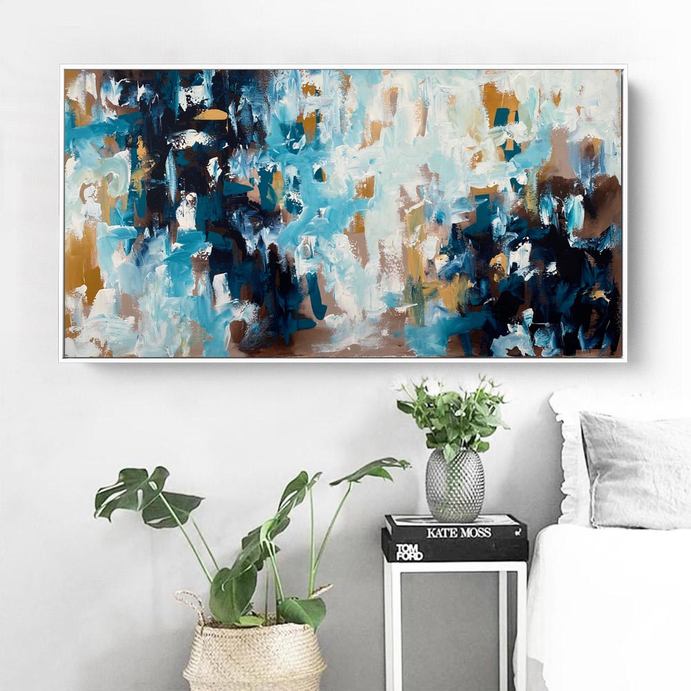 Shelter From The Rain - 152x76 cm - Original Painting