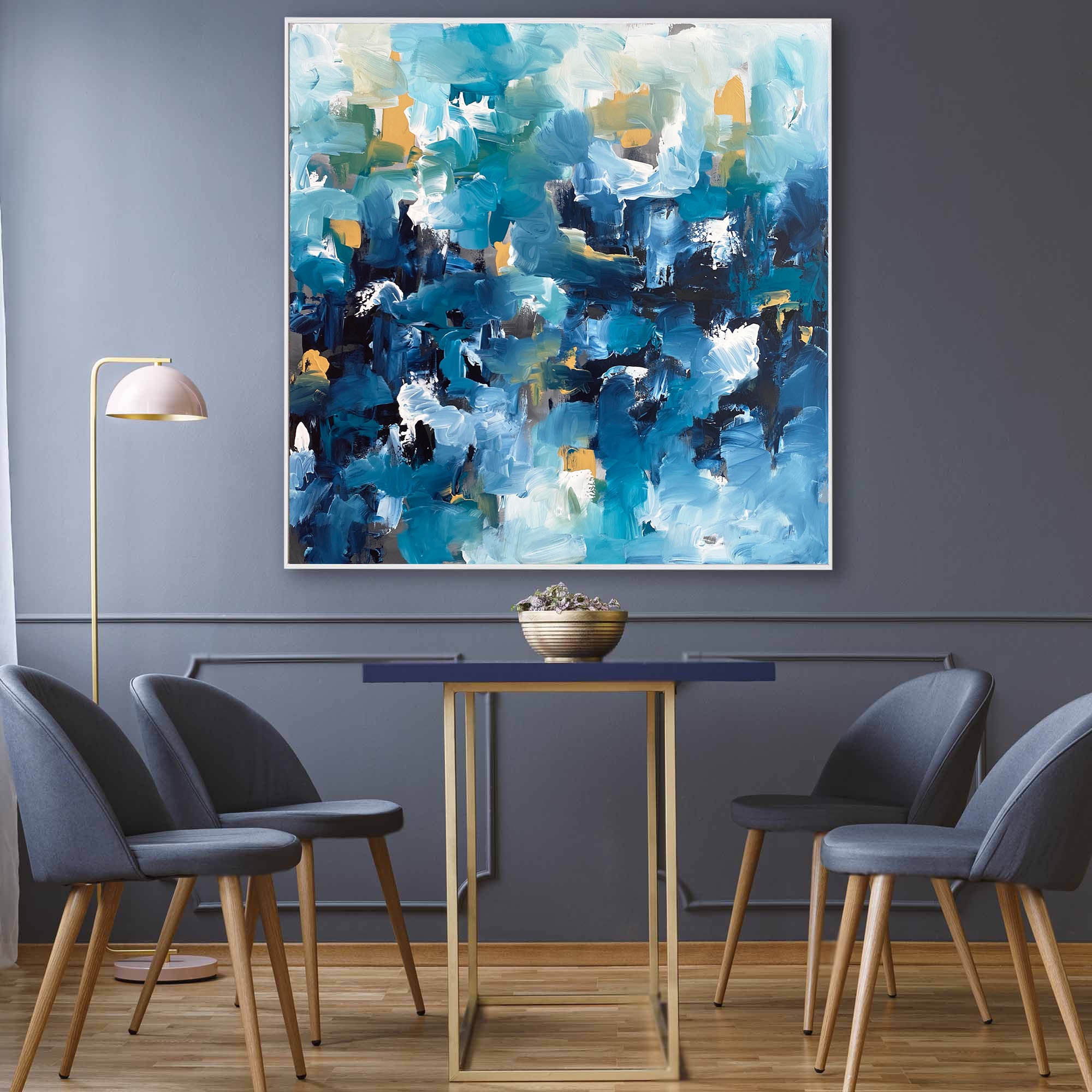 Learn the Lesson - 102x102 cm - Original Painting