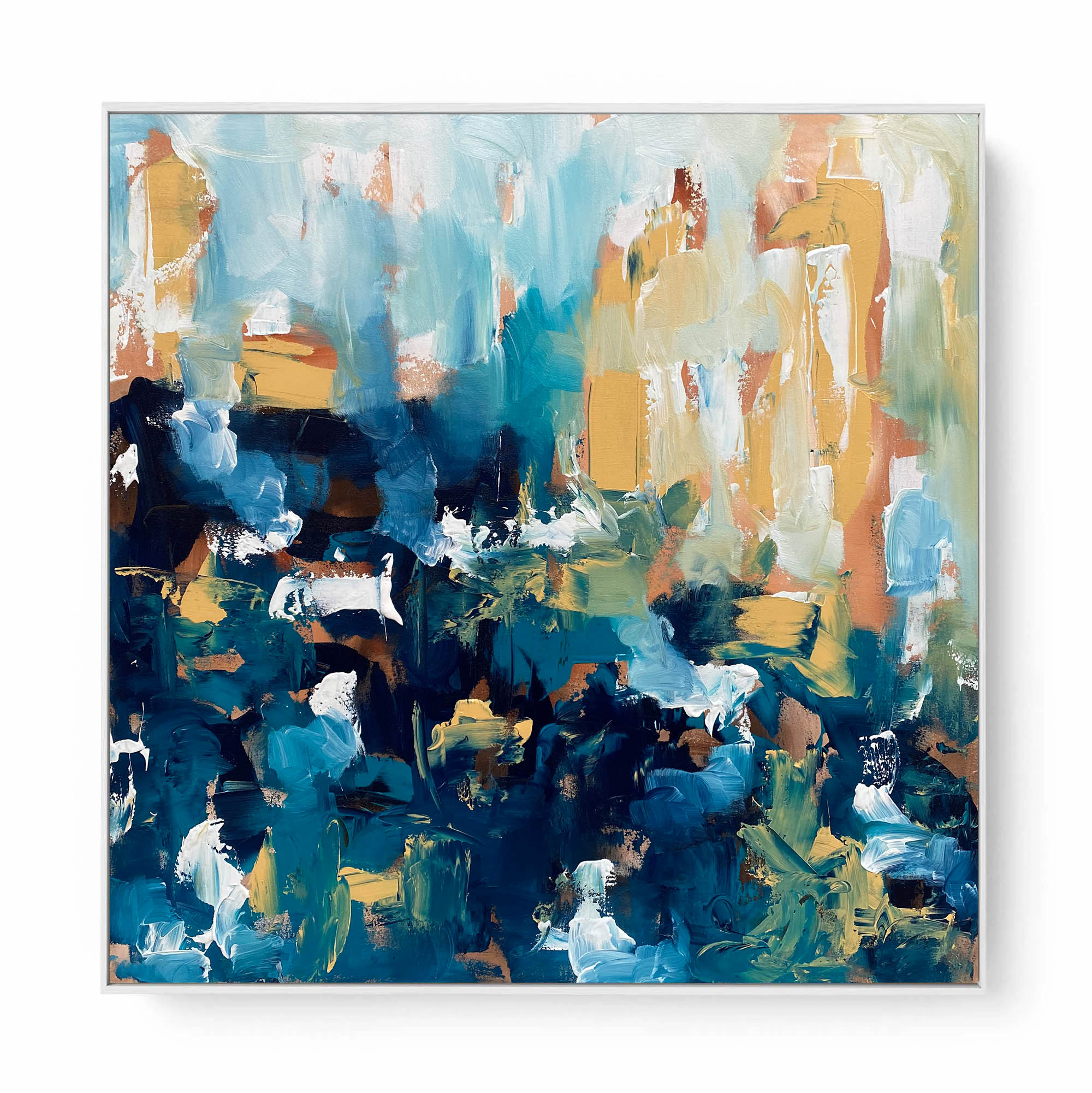 The Morning After II 100x100 cm Original Painting