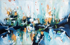 Hanging Gardens 2 - 152x92 cm - Original Painting-OmarObaid.com