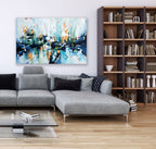 Hanging Gardens 2 - 152x92 cm - Original Painting-OmarObaid.com