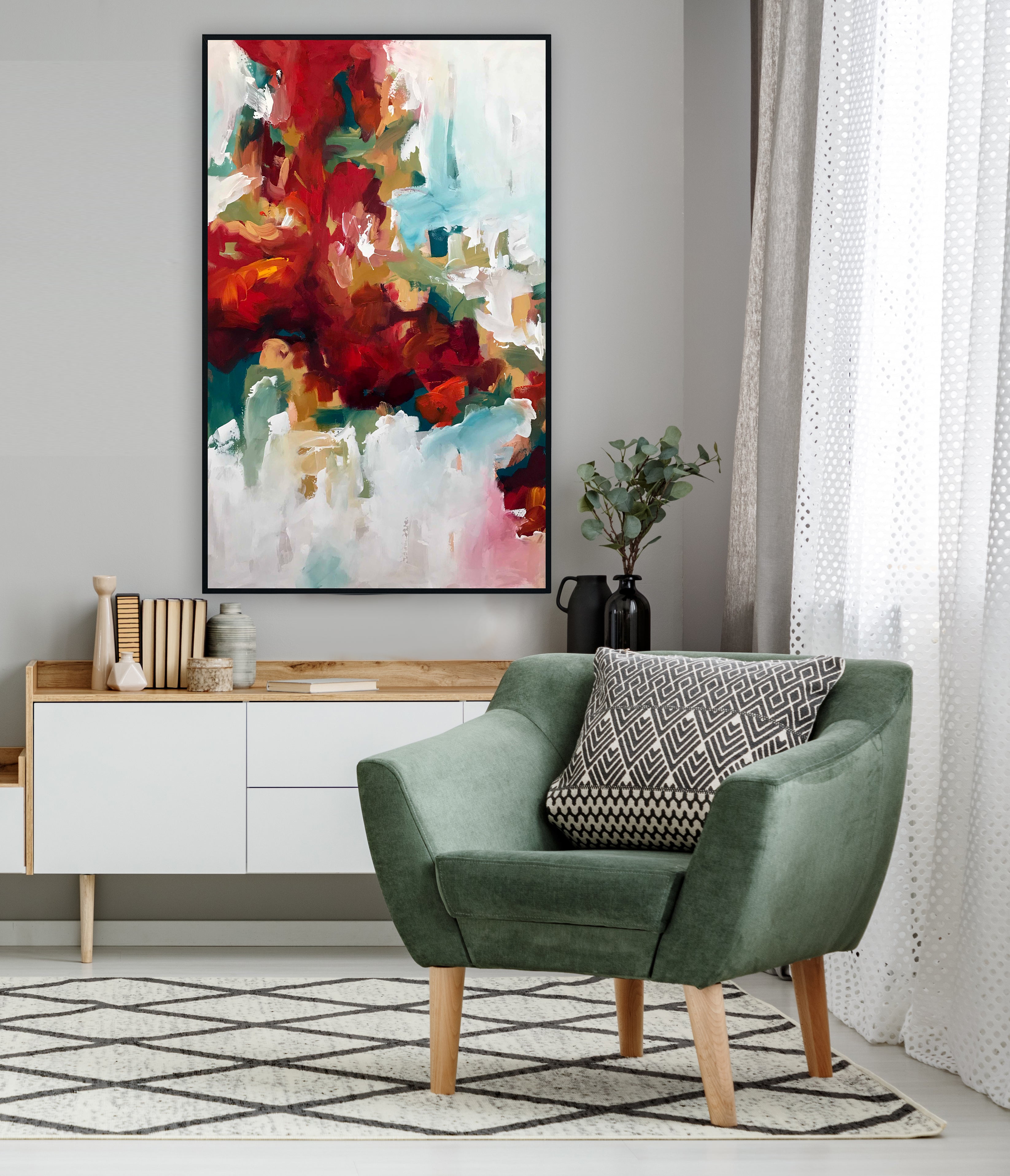 Inferno 2 - 122x76 cm - Original Painting