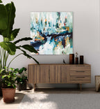 Impact - 152x76 cm - Diptych Original Painting-OmarObaid.com