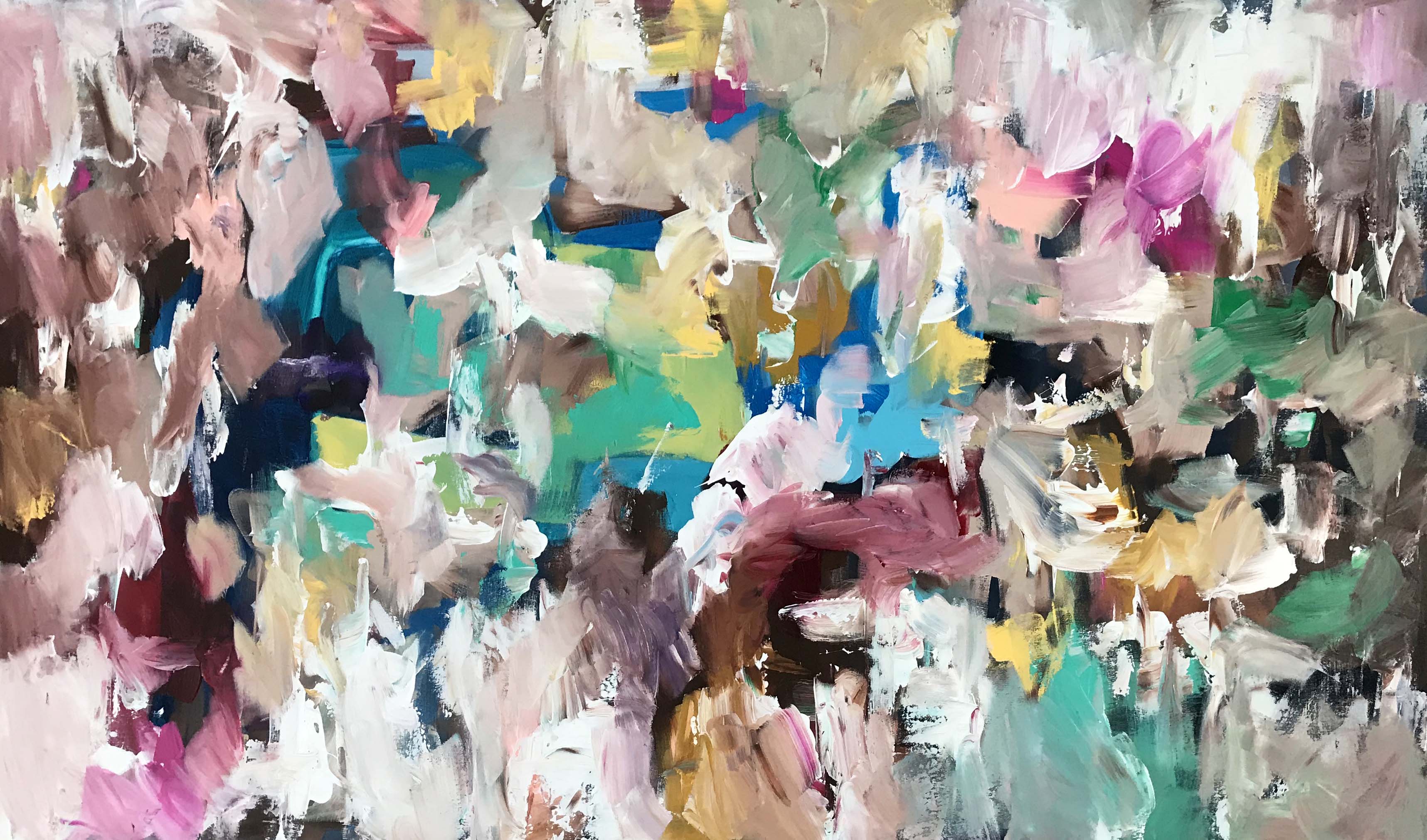 Abstract Spirit - 152x90 cm - Original Painting-OmarObaid.com