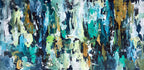 Hidden Agenda - 152x76 cm - Original Painting-OmarObaid.com