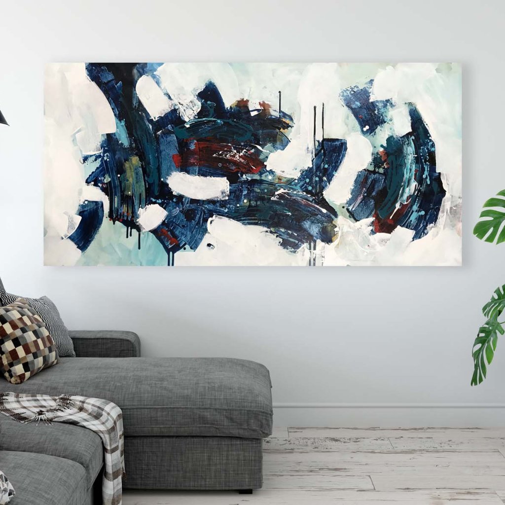 Searching - 150x76 cm - Original Painting-OmarObaid.com