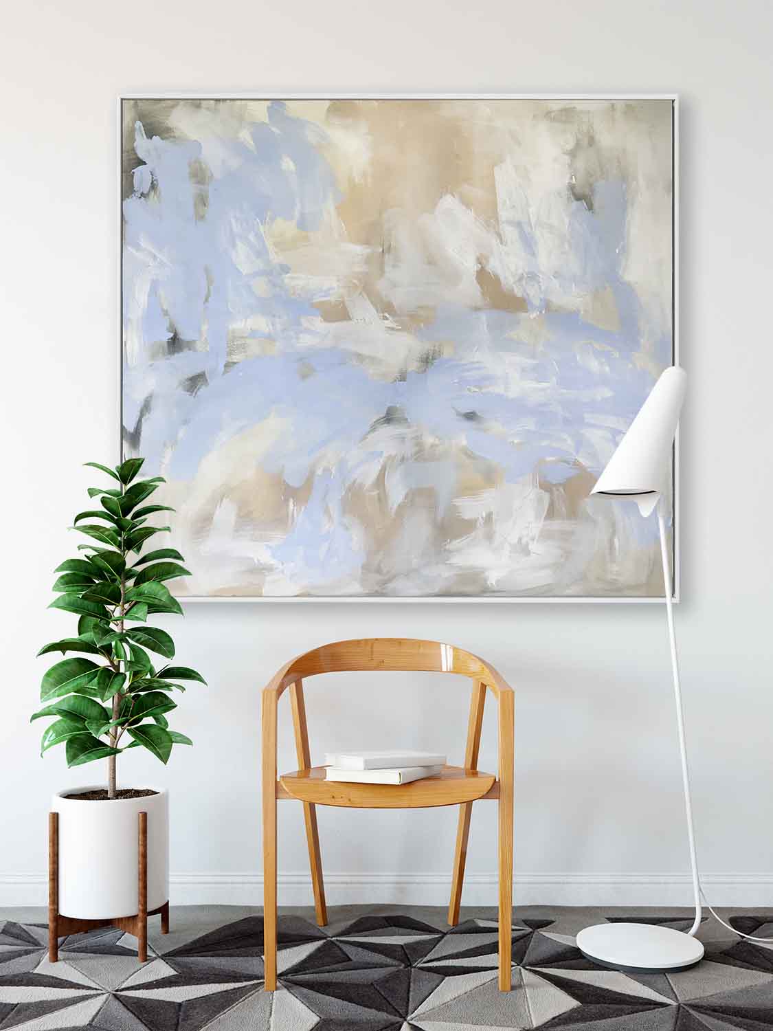 A New Day - 102x92 cm - Original Painting