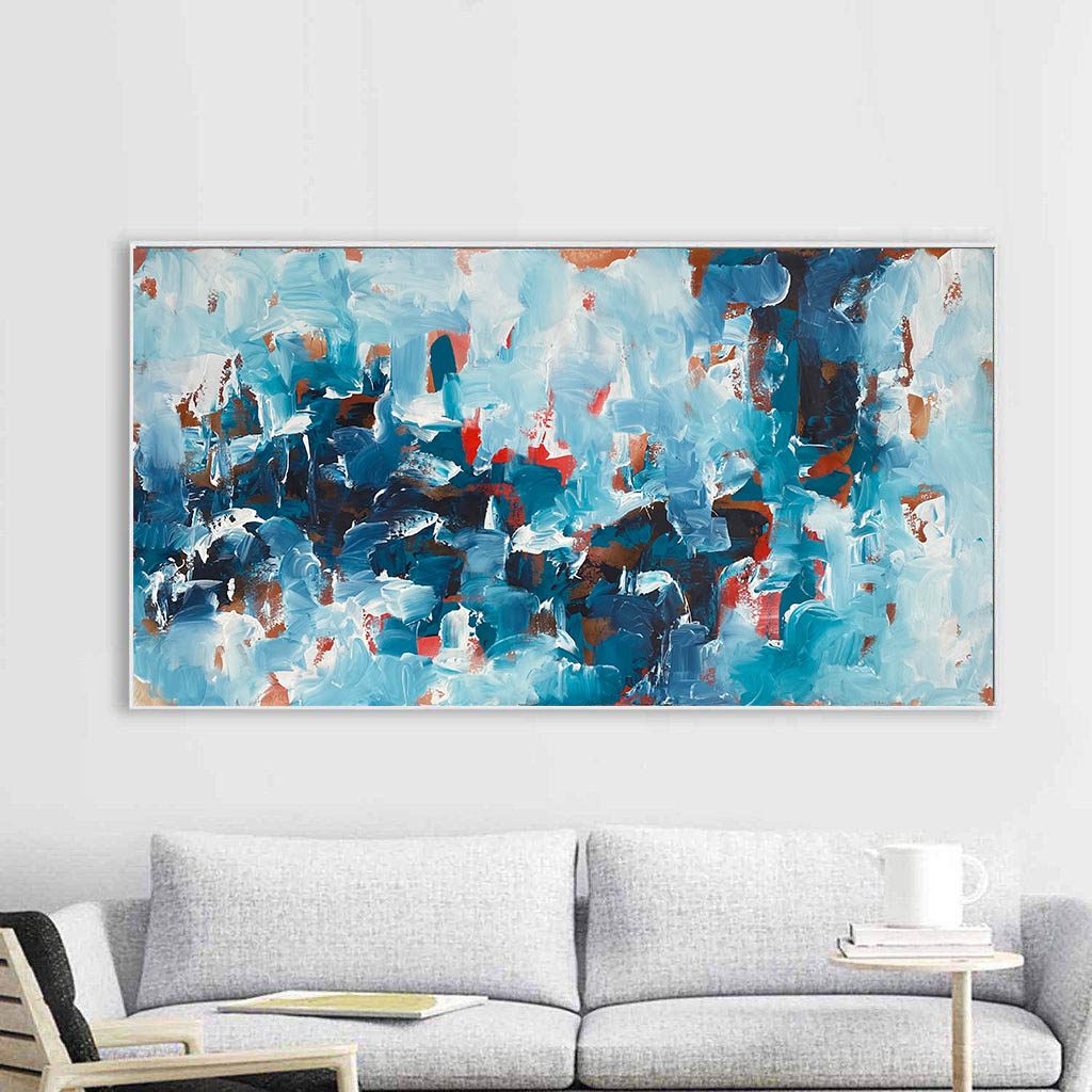 Time Is Lost - 150x76 cm - Original Painting