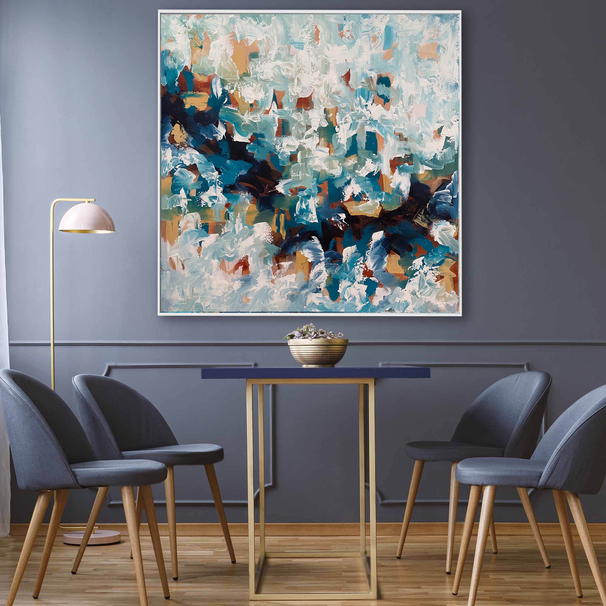 Breaking The Unknown 3 - 102x102 cm - Original Painting