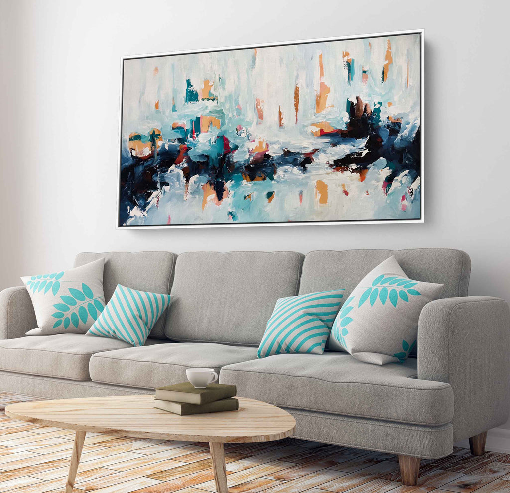 Troubled Waters - 152x76 cm - Original Painting