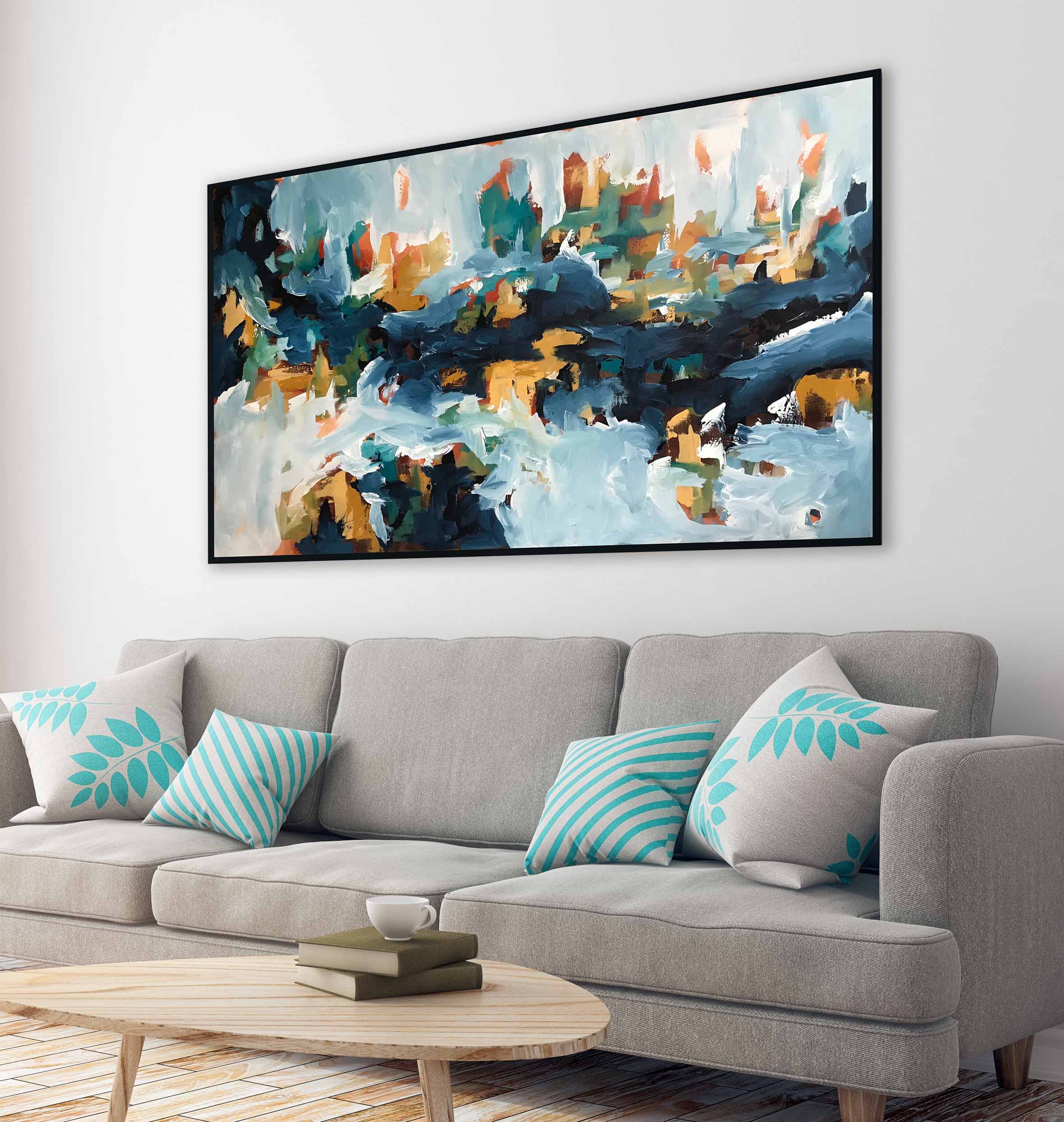 The Stream - 152x90 cm - Original Painting