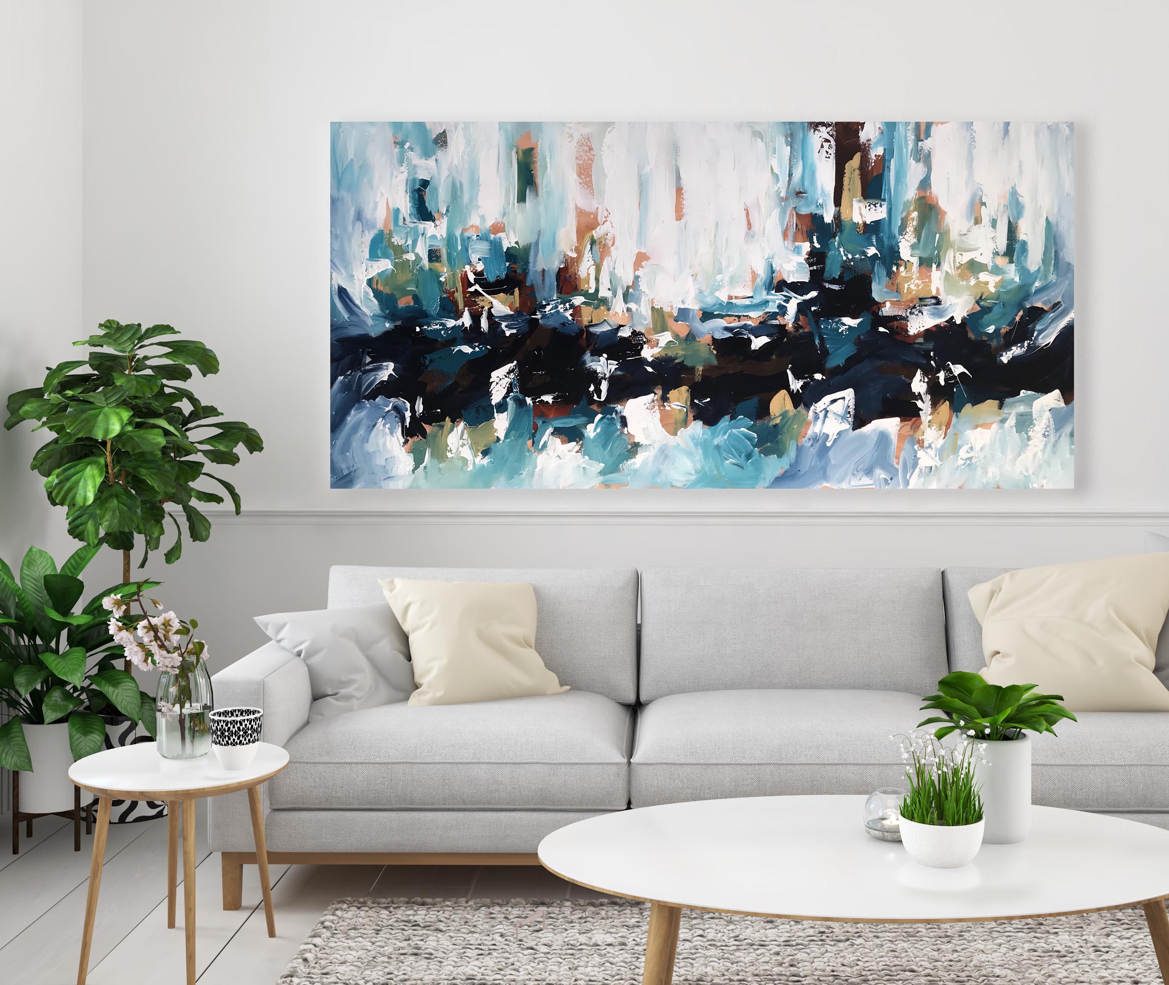 Silent Poet 2 - 152x76 cm - Original Painting