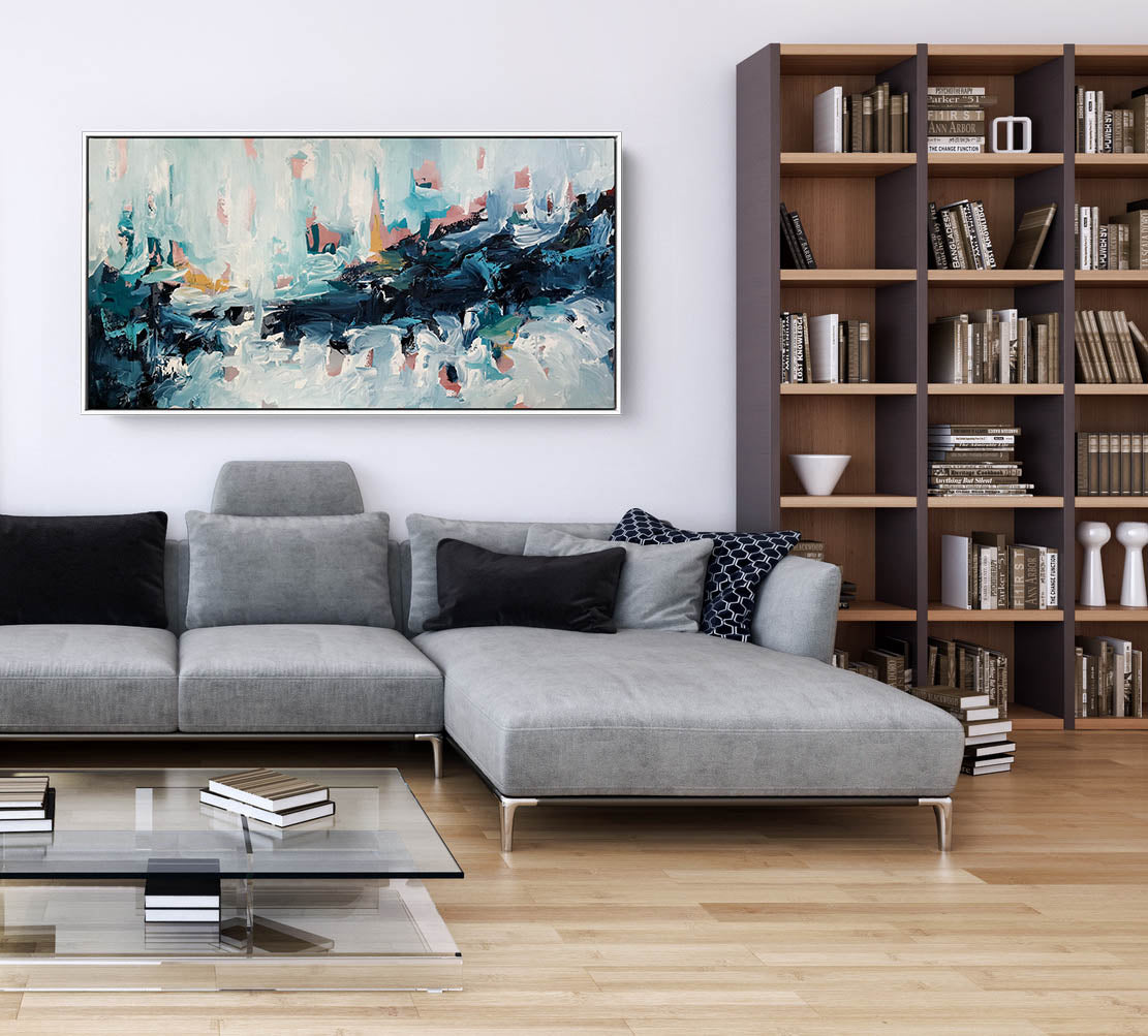 A Wave Of Emotions - 152x76 cm - Original Painting