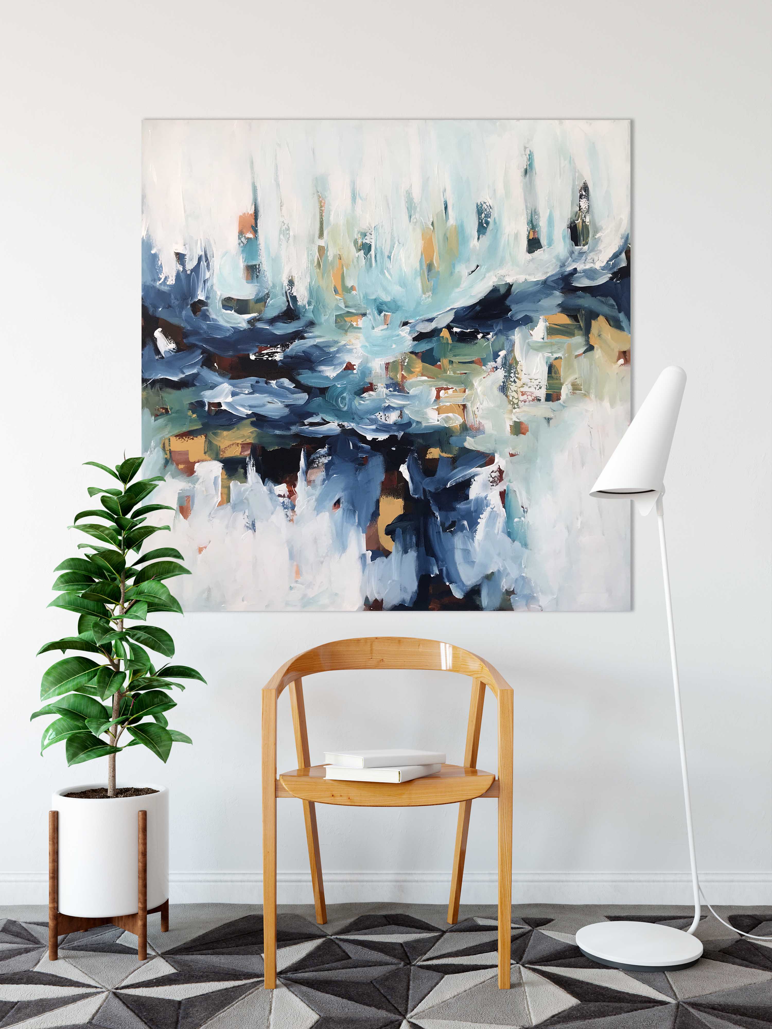 Chasing A Dream - 102x102 cm - Original Painting