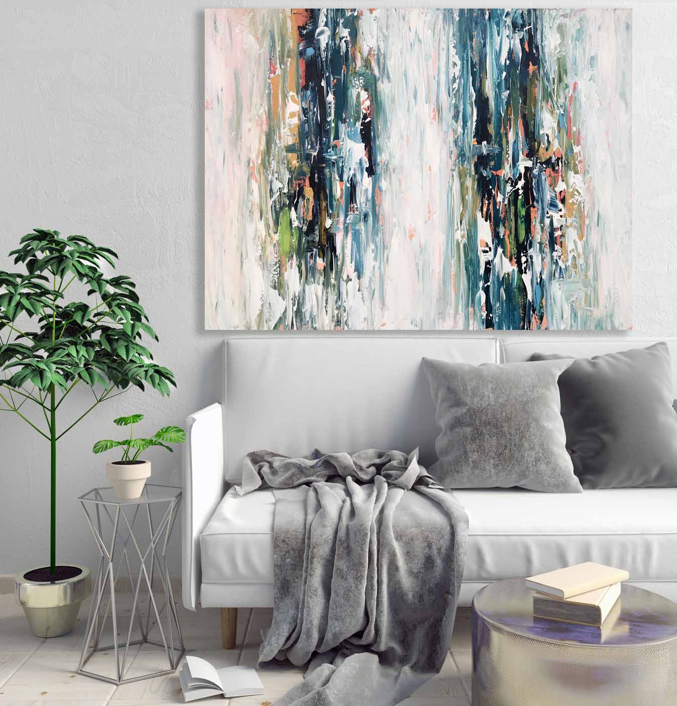 Exertion X - 122x90 cm - Original Painting-OmarObaid.com