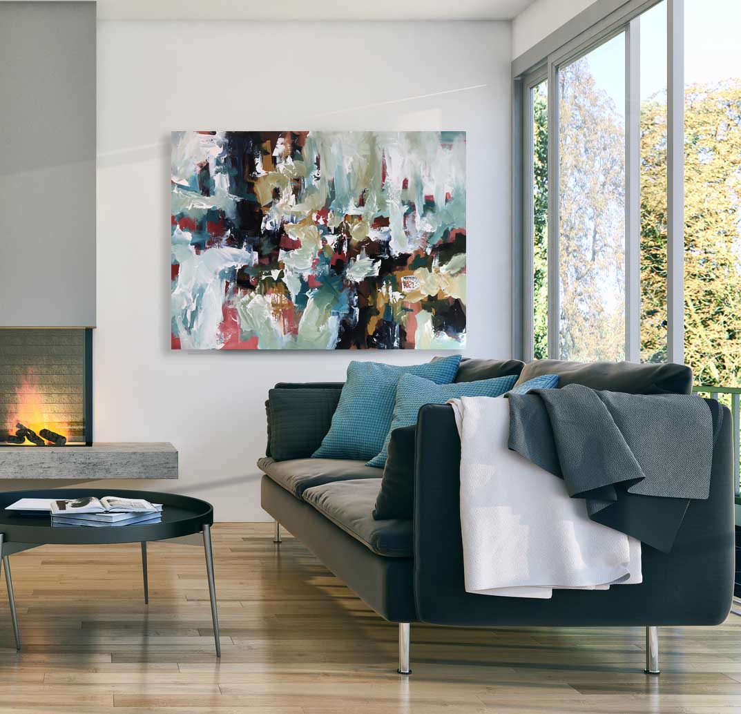Singularity - 102 x 76 cm - Original Painting-OmarObaid.com