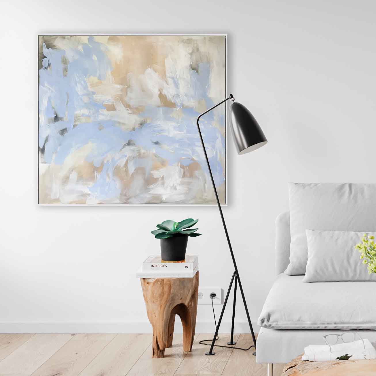A New Day - 102x92 cm - Original Painting