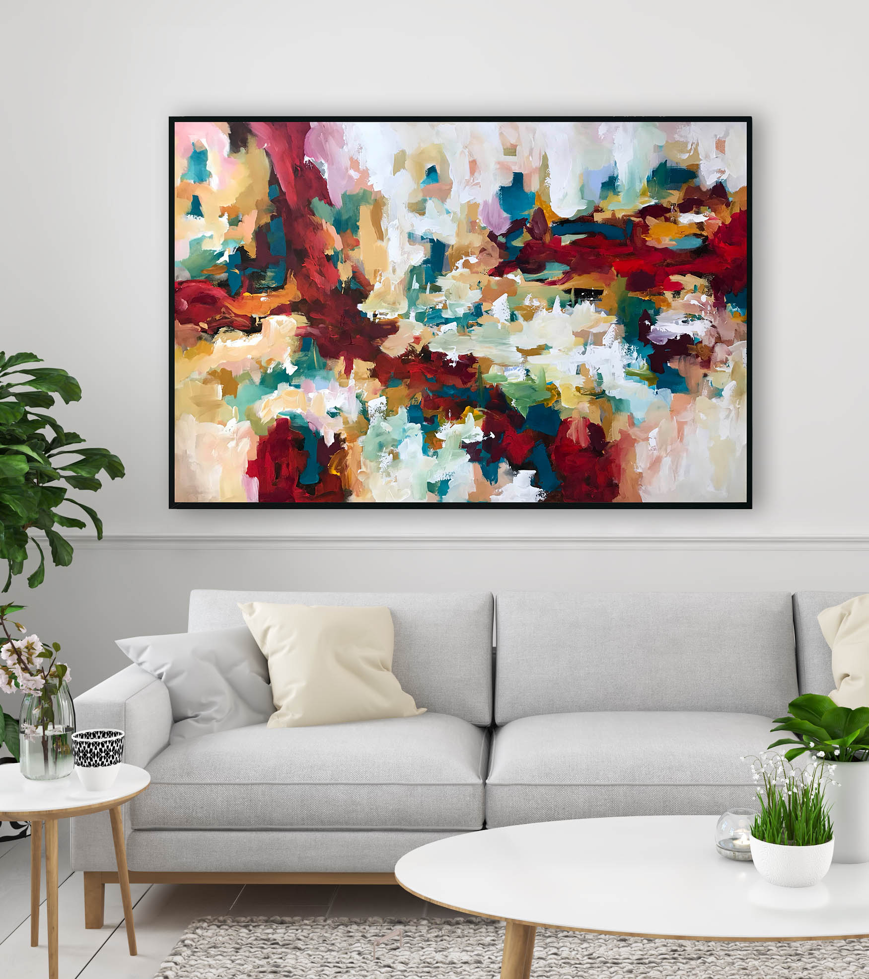 Inferno - 152x102 cm - Original Painting