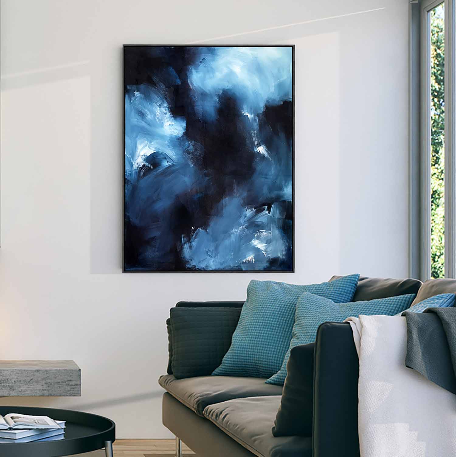 Midnight Waves - 102x76 cm - Original Painting