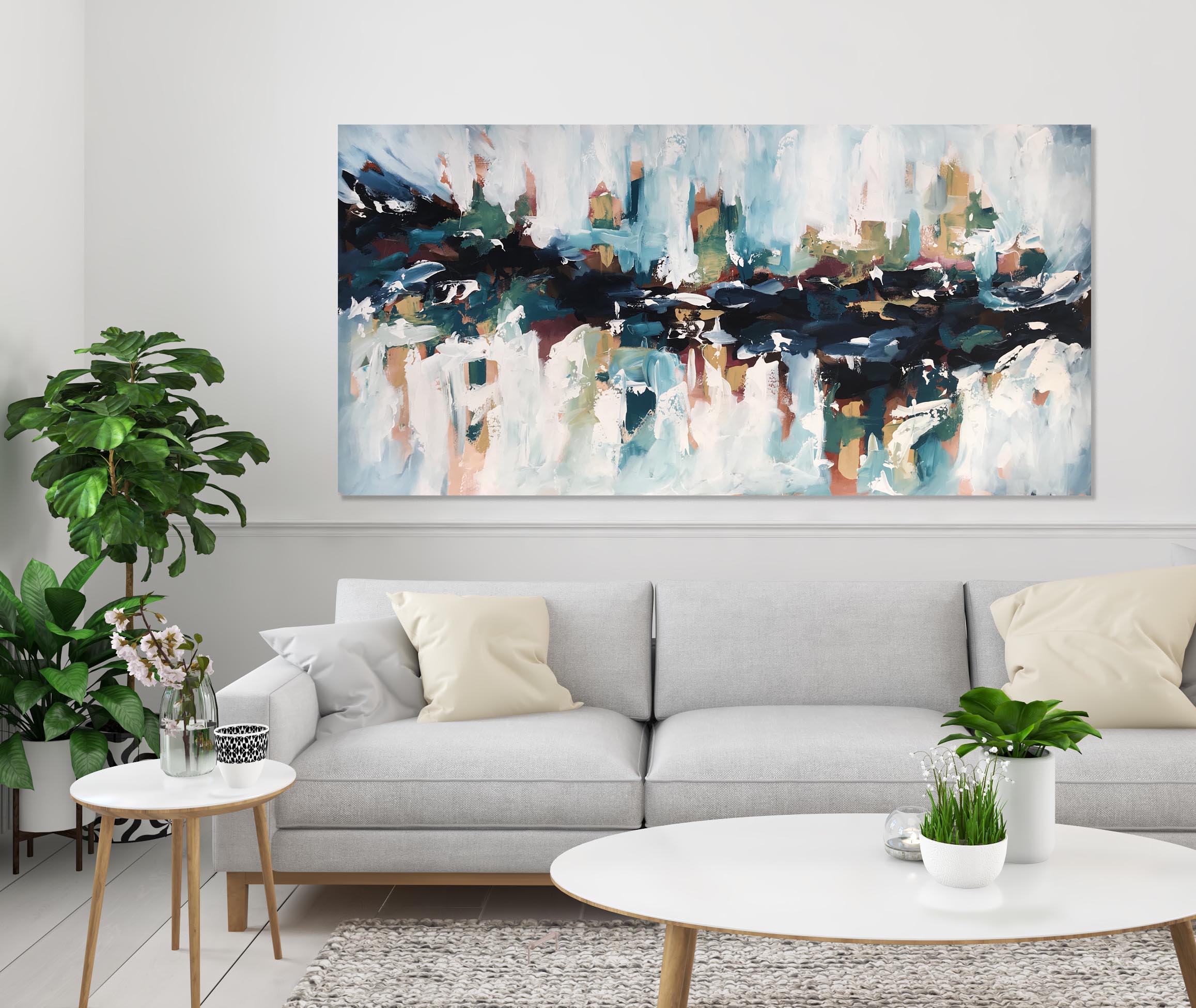 A Silent Poet - 152x76 cm - Original Painting