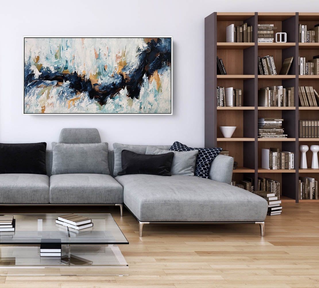 On The Horizon - 152x76 cm - Original Painting