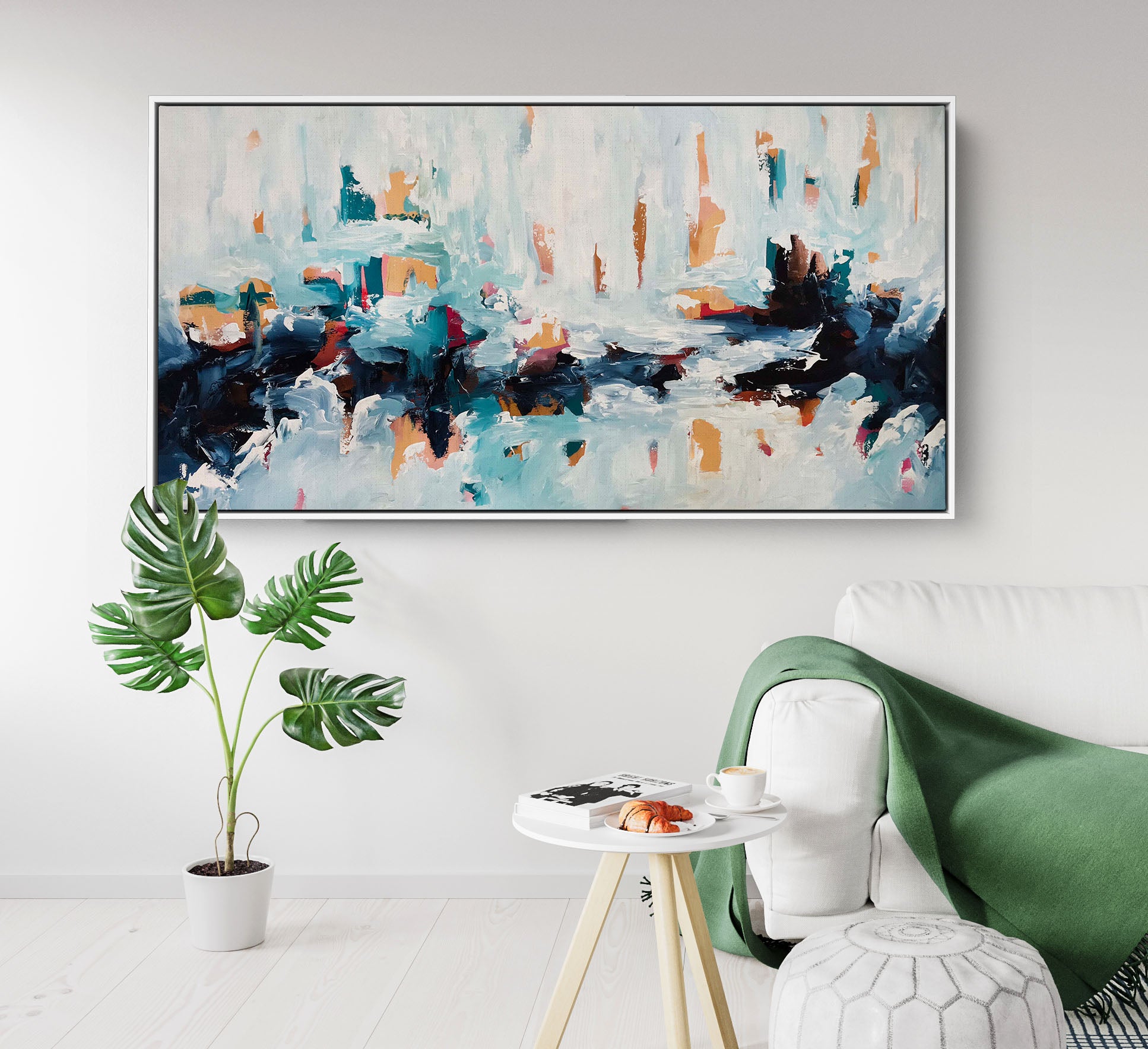Troubled Waters - 152x76 cm - Original Painting