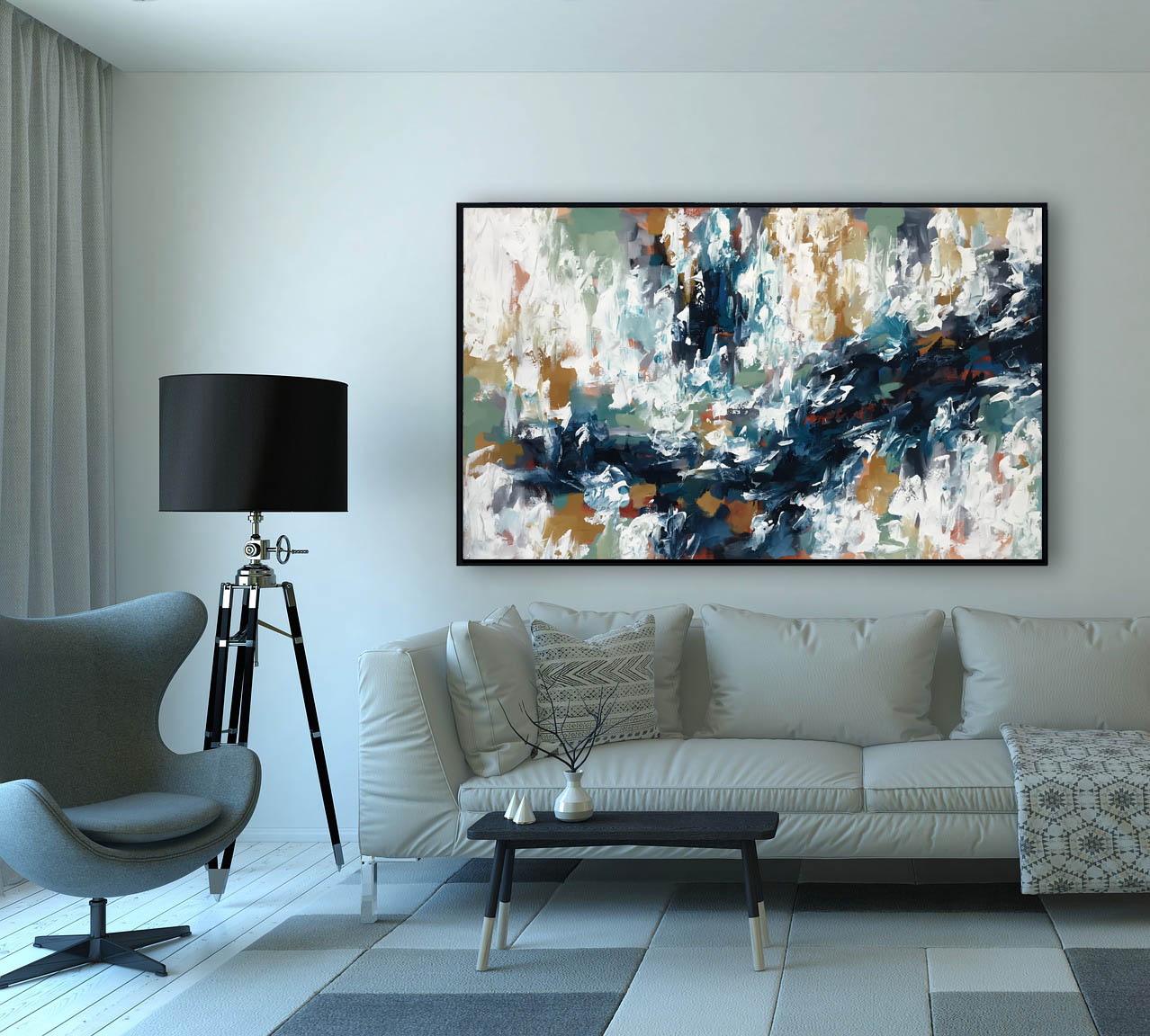 Where It All Began 2 - 152x90 cm - Original Painting