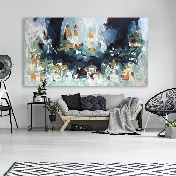 Crossroads - 180x102 cm - Original Painting-OmarObaid.com