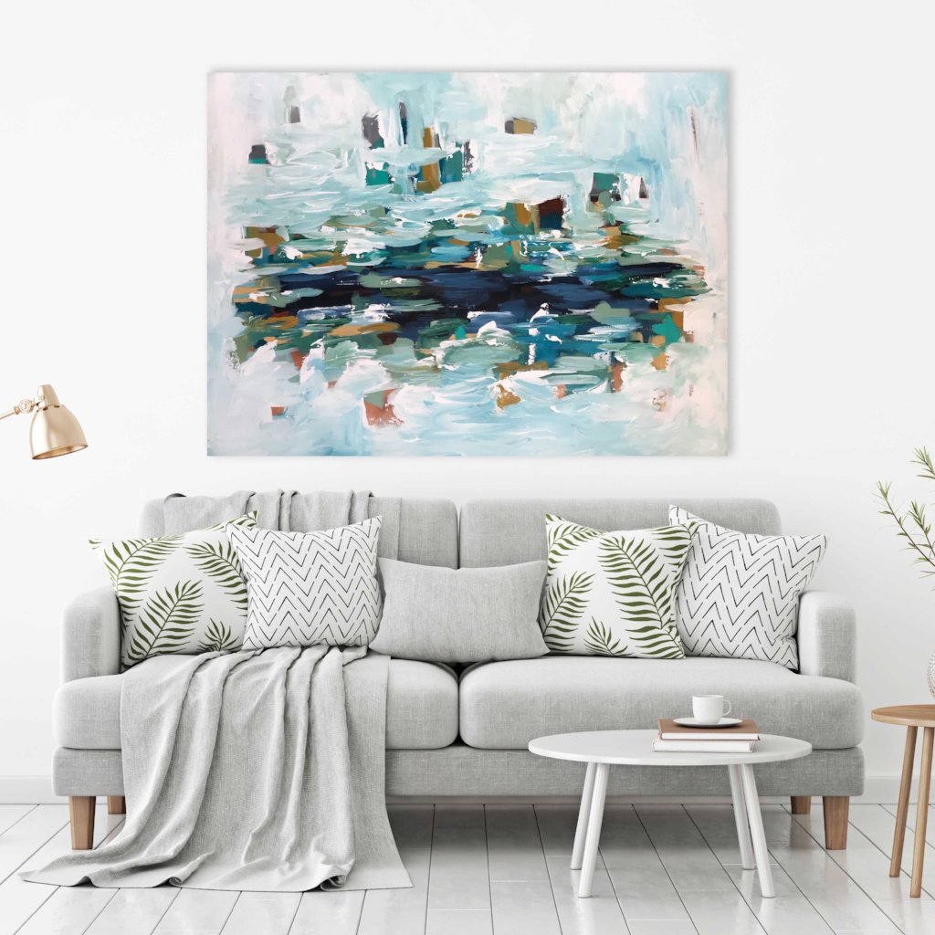 The Pond - 122x90 cm - Original Painting