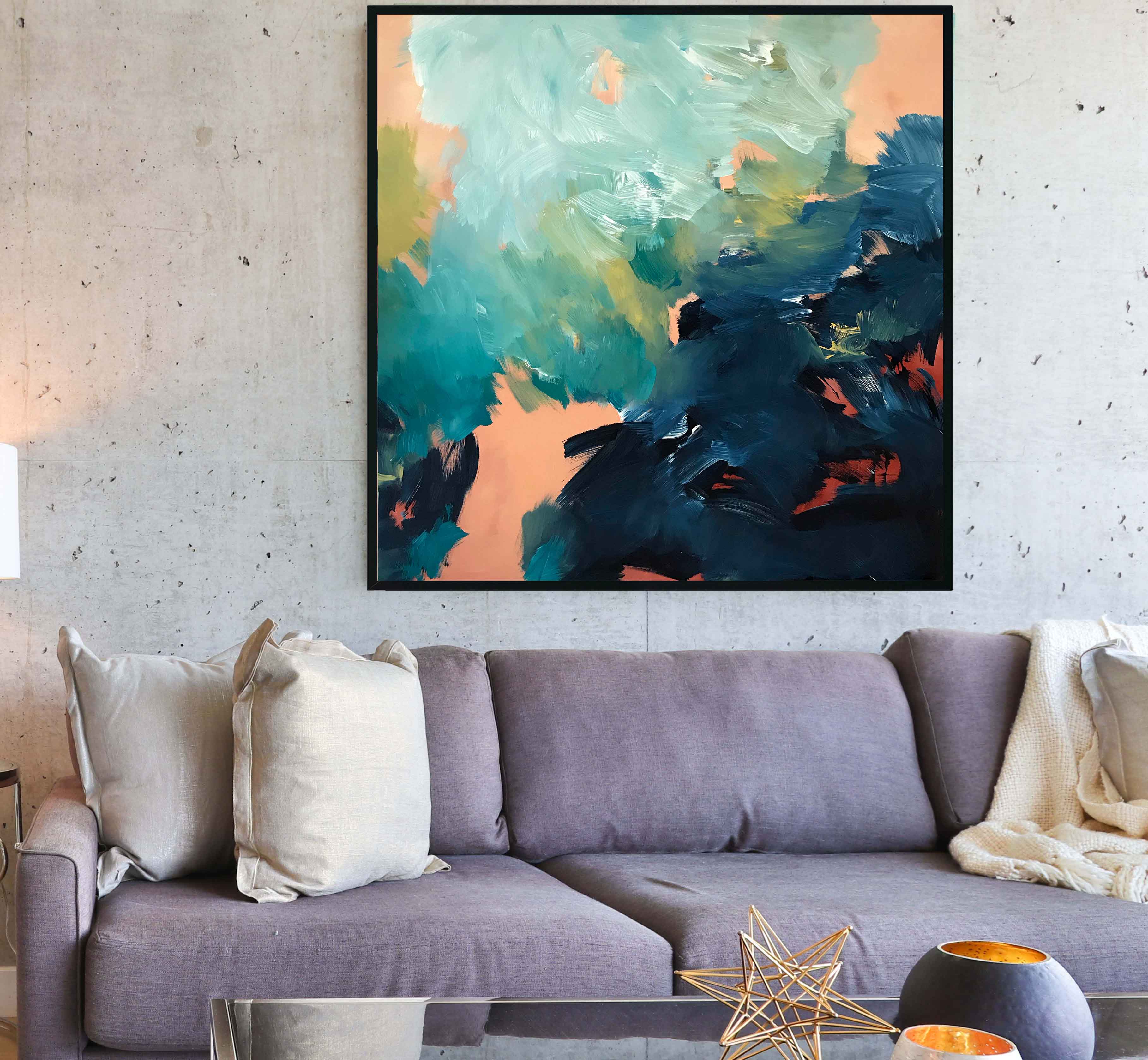 Lost In Time 2 - 102x102 cm - Original Painting