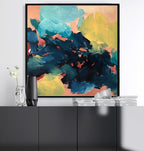 Lost In Time - 102x102 cm - Original Painting