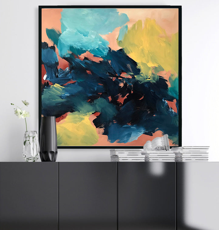 Lost In Time - 102x102 cm - Original Painting