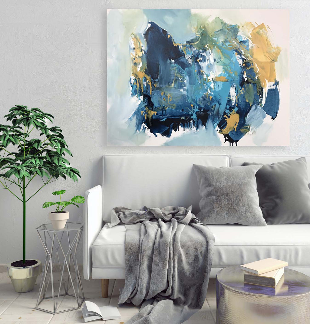 The Path - 102x76 cm - Original Painting-OmarObaid.com