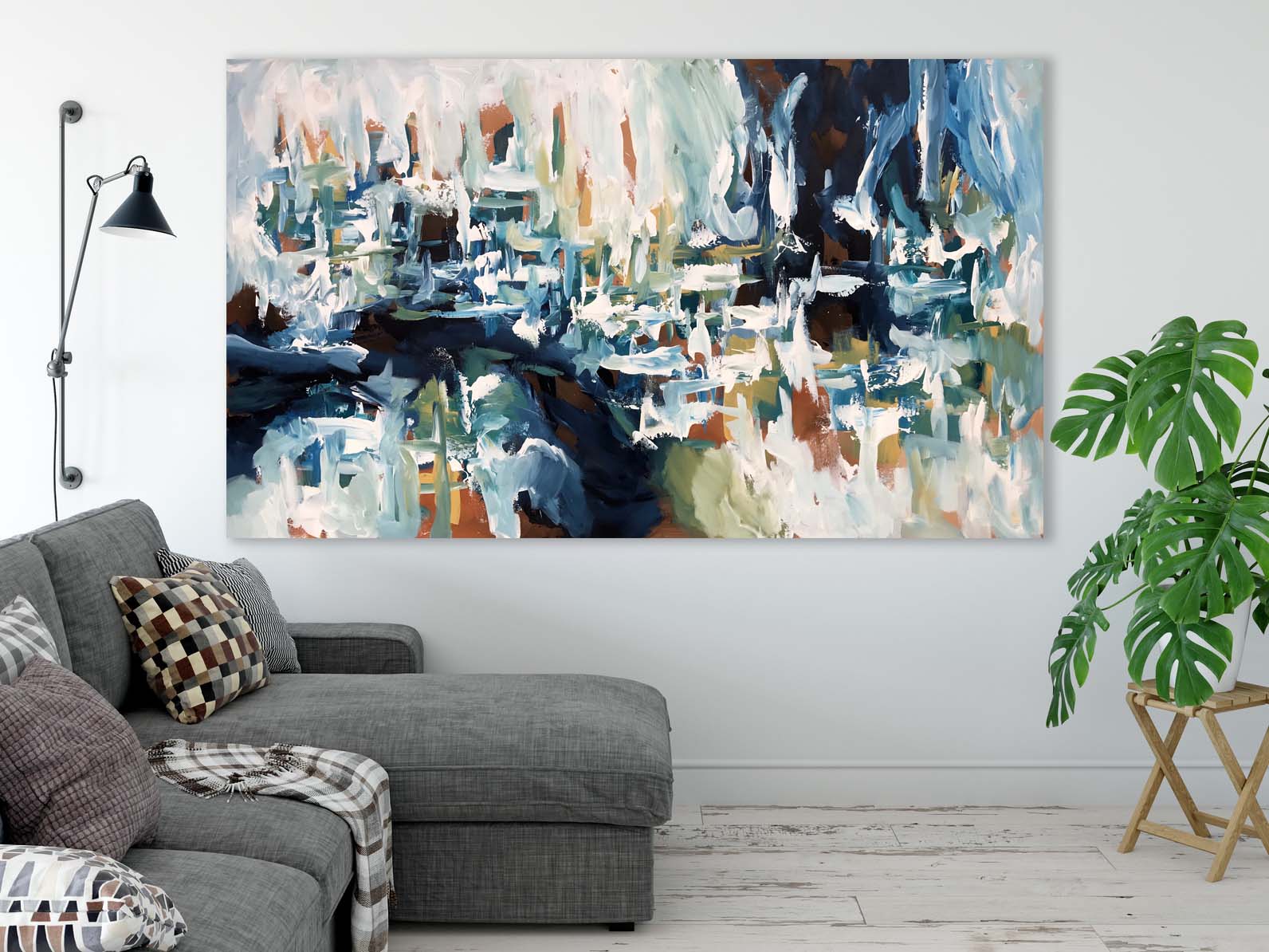 Epiphany 6 - 152x90 cm - Original Painting-OmarObaid.com