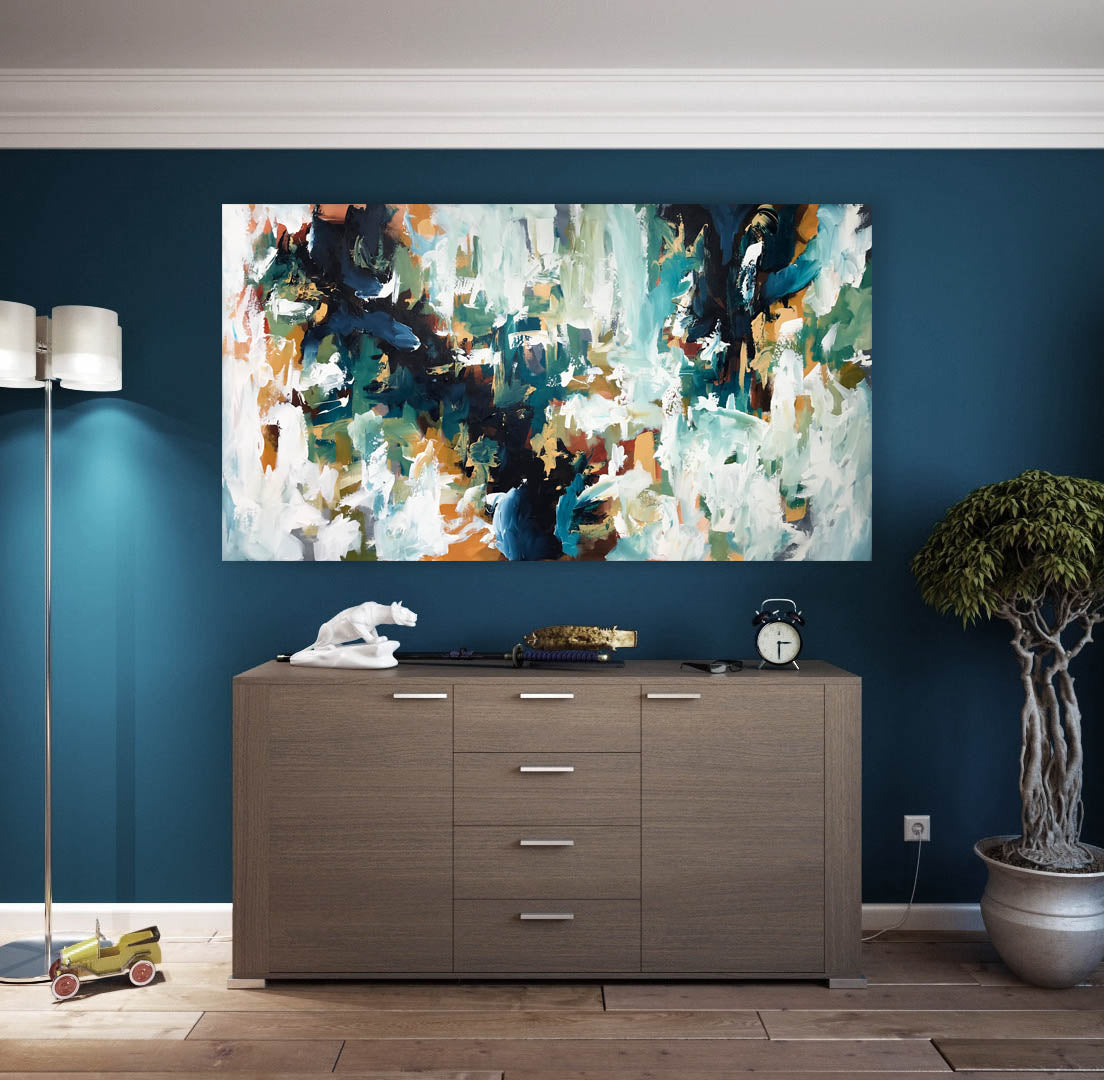 Hurricane - 152x80 cm - Original Painting-OmarObaid.com