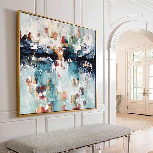 Dreaming - 102x102 cm - Original Painting-OmarObaid.com